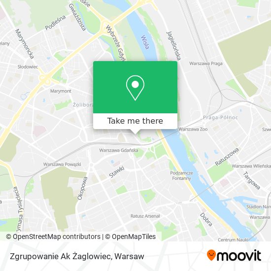 Карта Zgrupowanie Ak Żaglowiec