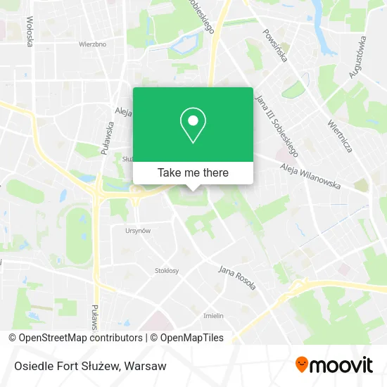 Osiedle Fort Służew map