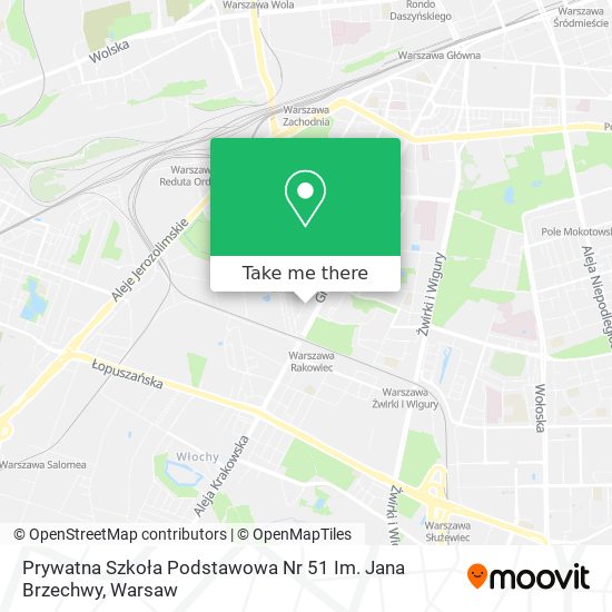 Prywatna Szkoła Podstawowa Nr 51 Im. Jana Brzechwy map