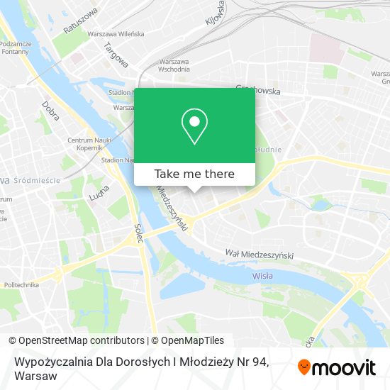 Wypożyczalnia Dla Dorosłych I Młodzieży Nr 94 map