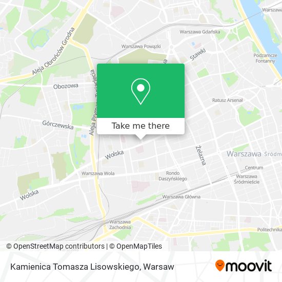 Kamienica Tomasza Lisowskiego map