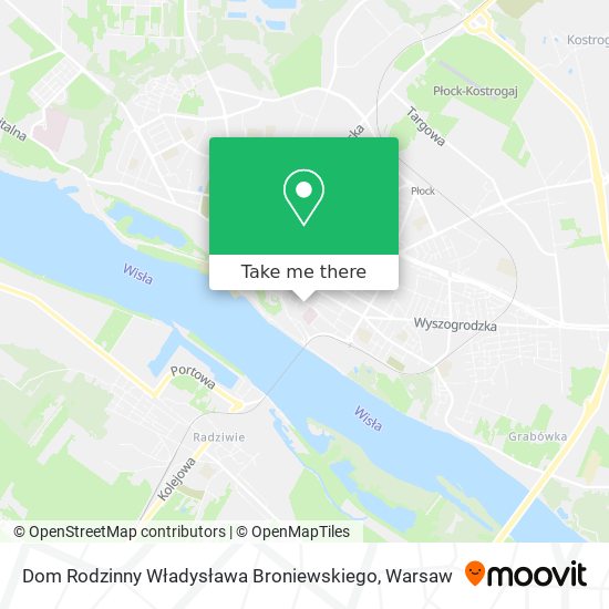 Dom Rodzinny Władysława Broniewskiego map