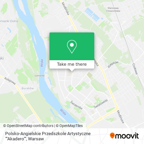 Polsko-Angielskie Przedszkole Artystyczne ""Akadero"" map