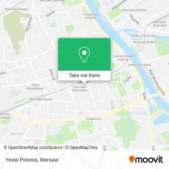 Hotel Polonia map