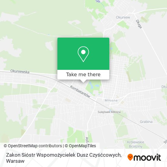 Zakon Sióstr Wspomożycielek Dusz Czyśćcowych map