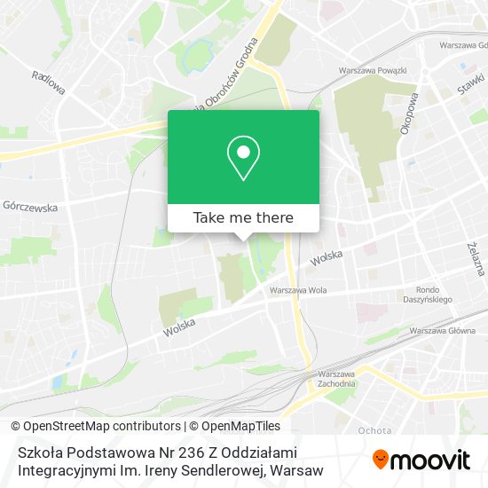 Szkoła Podstawowa Nr 236 Z Oddziałami Integracyjnymi Im. Ireny Sendlerowej map