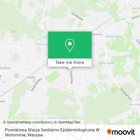 Powiatowa Stacja Sanitarno-Epidemiologiczna W Wołominie map