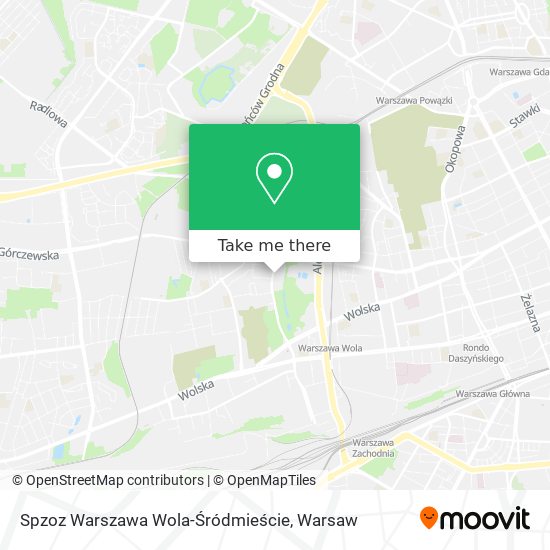 Spzoz Warszawa Wola-Śródmieście map