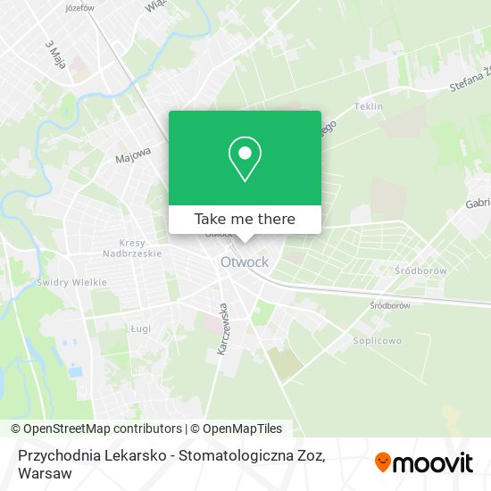 Przychodnia Lekarsko - Stomatologiczna Zoz map