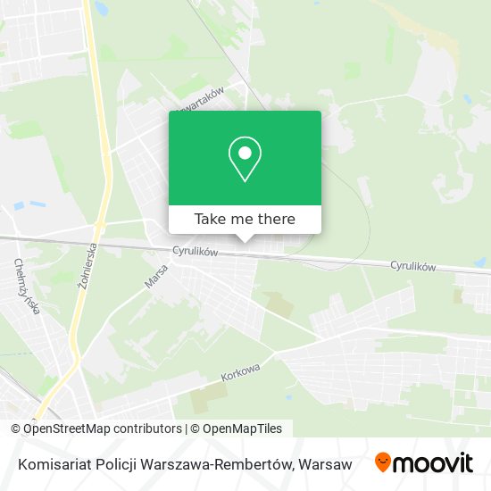 Komisariat Policji Warszawa-Rembertów map