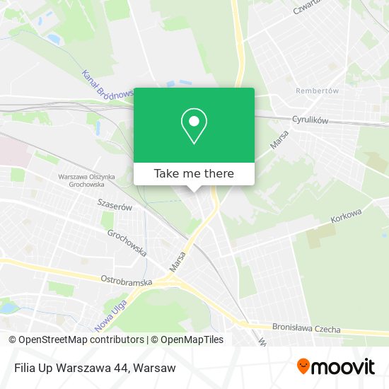 Карта Filia Up Warszawa 44