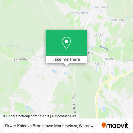 Skwer Księdza Bronisława Markiewicza map