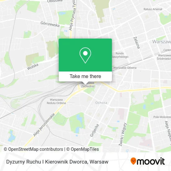 Dyzurny Ruchu I Kierownik Dworca map