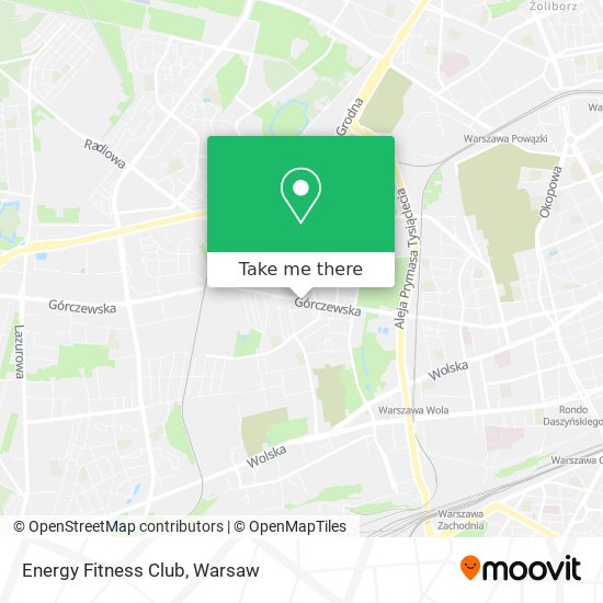 Energy Fitness Club map