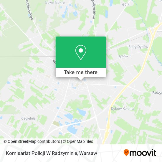 Komisariat Policji W Radzyminie map