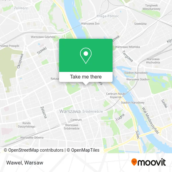 Wawel map