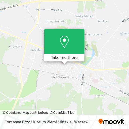 Fontanna Przy Muzeum Ziemi Mińskiej map