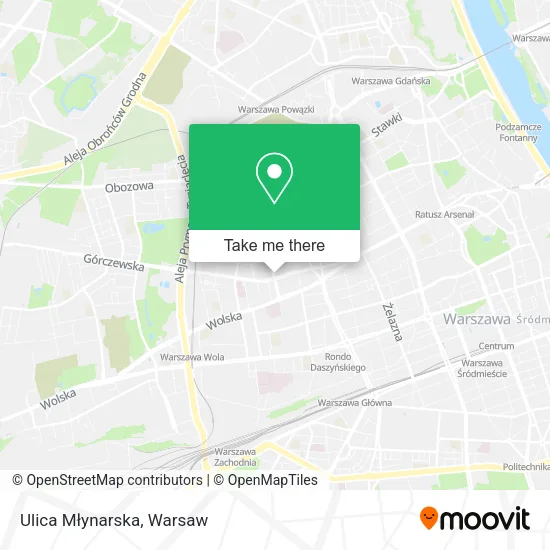 Ulica Młynarska map