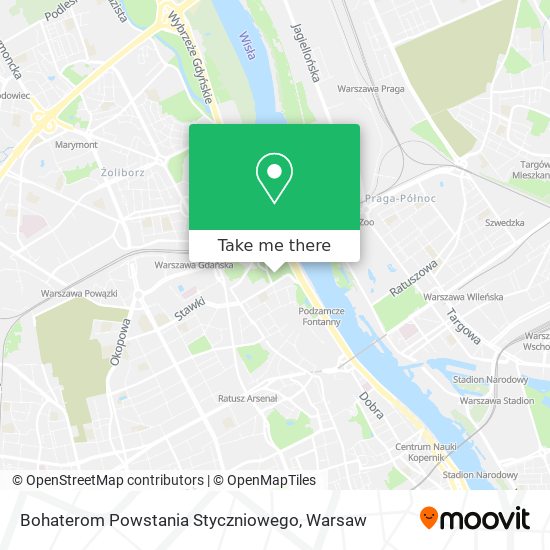 Карта Bohaterom Powstania Styczniowego