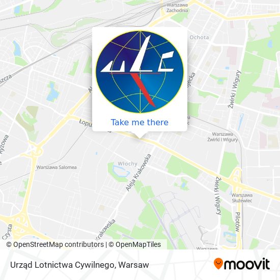 Urząd Lotnictwa Cywilnego map