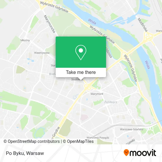 Po Byku map