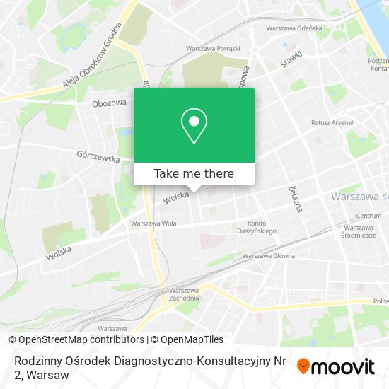 Rodzinny Ośrodek Diagnostyczno-Konsultacyjny Nr 2 map