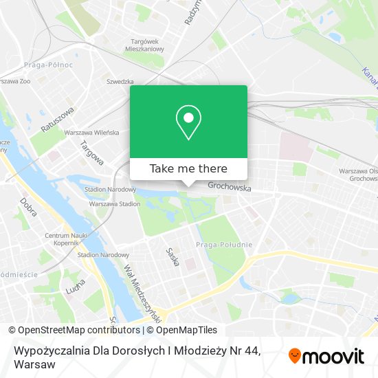 Wypożyczalnia Dla Dorosłych I Młodzieży Nr 44 map