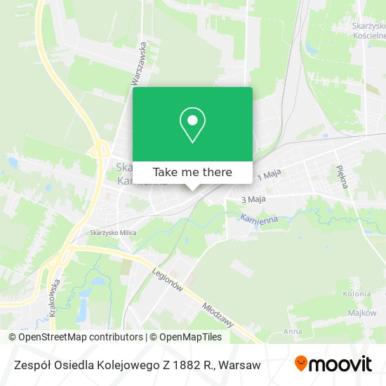 Zespół Osiedla Kolejowego Z 1882 R. map