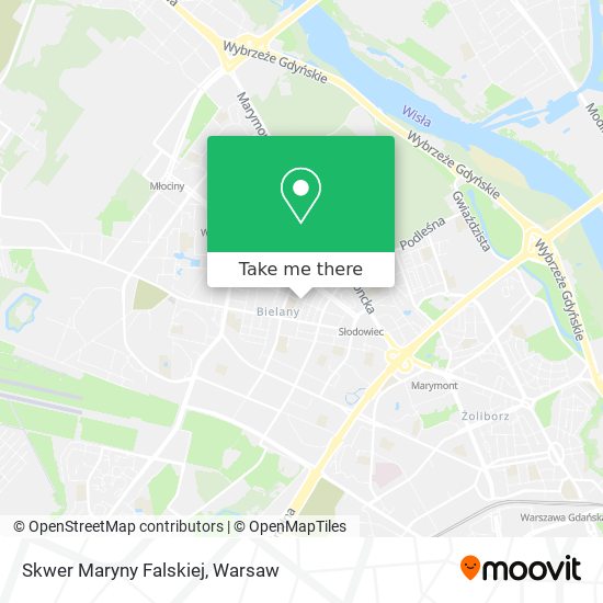 Skwer Maryny Falskiej map