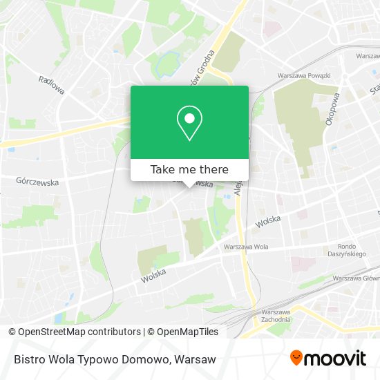 Bistro Wola Typowo Domowo map