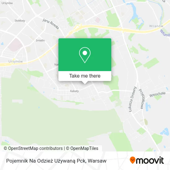 Карта Pojemnik Na Odzież Używaną Pck