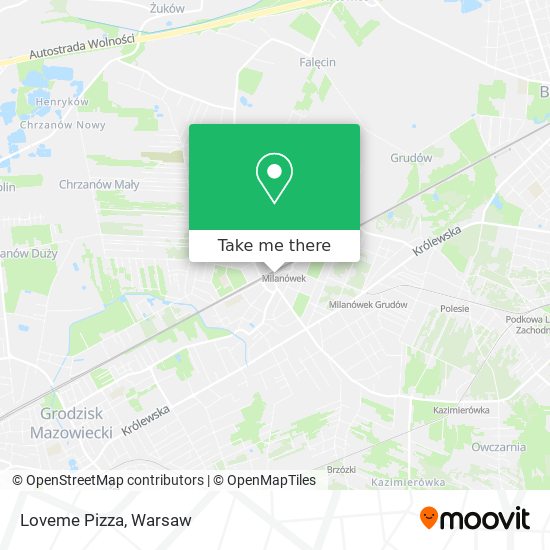 Loveme Pizza map