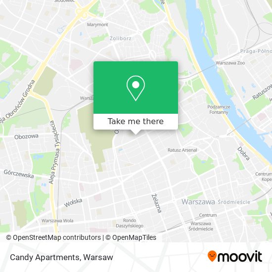 Candy Apartments map