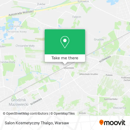 Карта Salon Kosmetyczny Thalgo