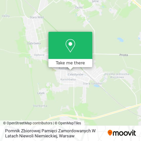 Pomnik Zbiorowej Pamięci Zamordowanych W Latach Niewoli Niemieckiej map