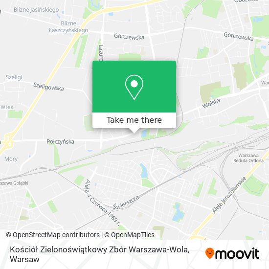 Kościół Zielonoświątkowy Zbór Warszawa-Wola map