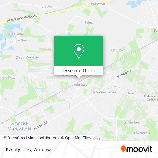 Kwiaty U Izy map