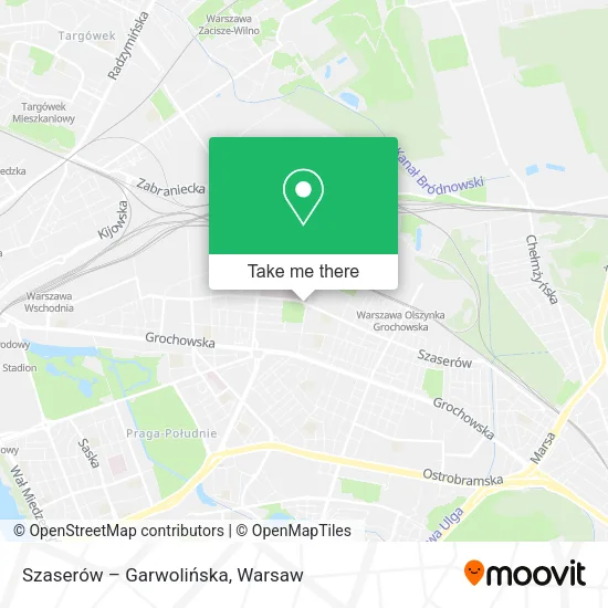 Szaserów – Garwolińska map