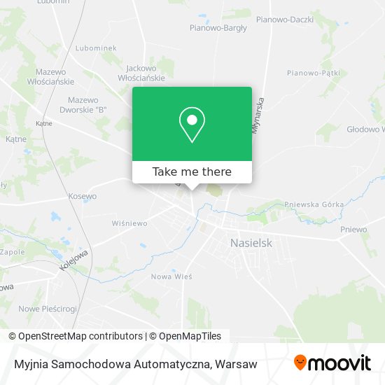 Карта Myjnia Samochodowa Automatyczna