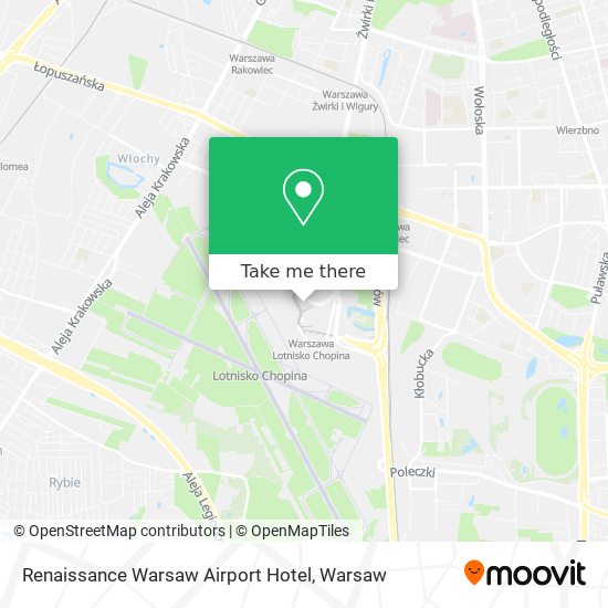 Renaissance Warsaw Airport Hotel map