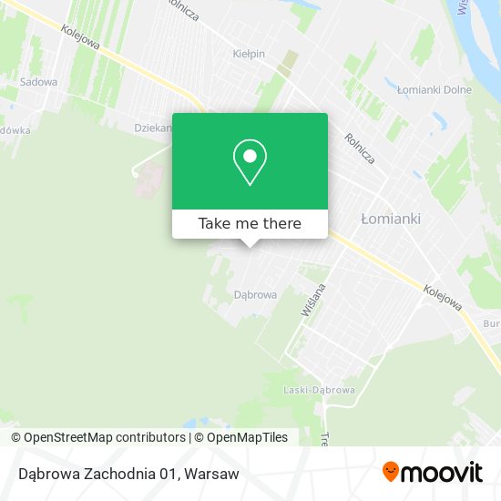 Dąbrowa Zachodnia 01 map