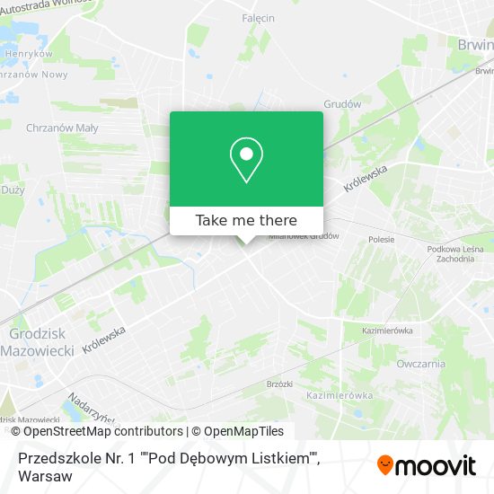 Przedszkole Nr. 1 ""Pod Dębowym Listkiem"" map