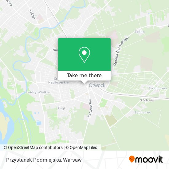 Przystanek Podmiejska map