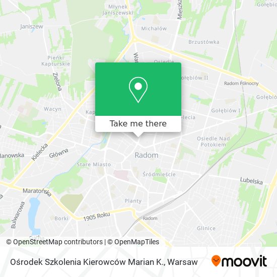 Ośrodek Szkolenia Kierowców Marian K. map