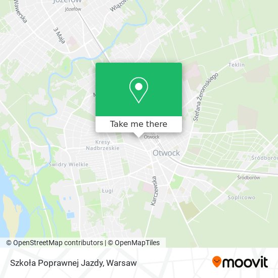 Szkoła Poprawnej Jazdy map