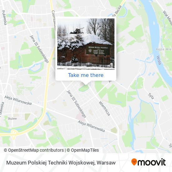 Muzeum Polskiej Techniki Wojskowej map