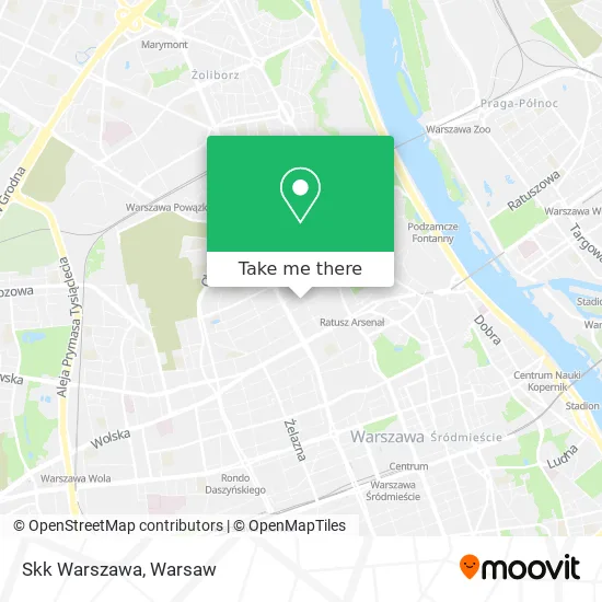 Карта Skk Warszawa