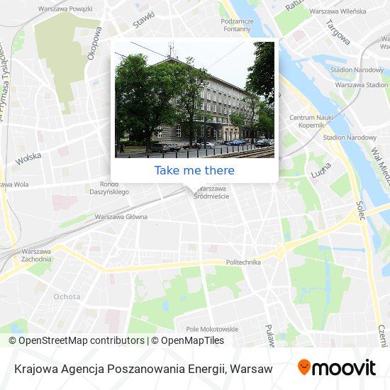 Карта Krajowa Agencja Poszanowania Energii