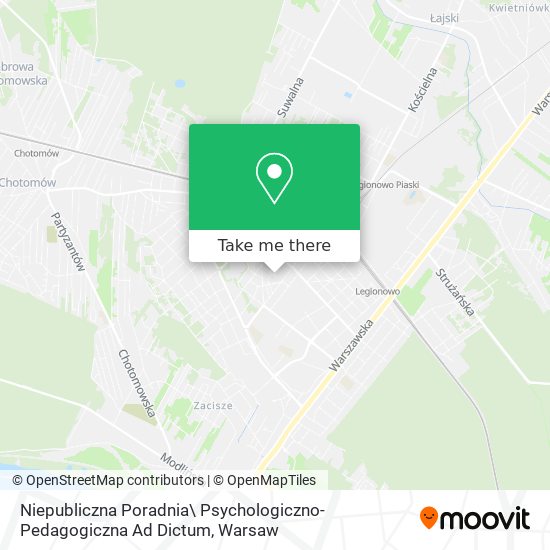 Niepubliczna Poradnia\ Psychologiczno-Pedagogiczna Ad Dictum map