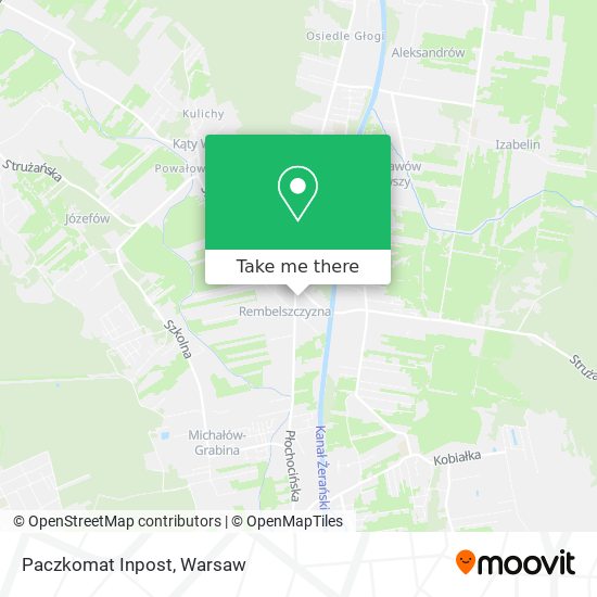 Paczkomat Inpost map